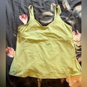 Green waist length align tank size 14